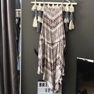 FREE PEOPLE TRIBAL HIGH LOW DRESS